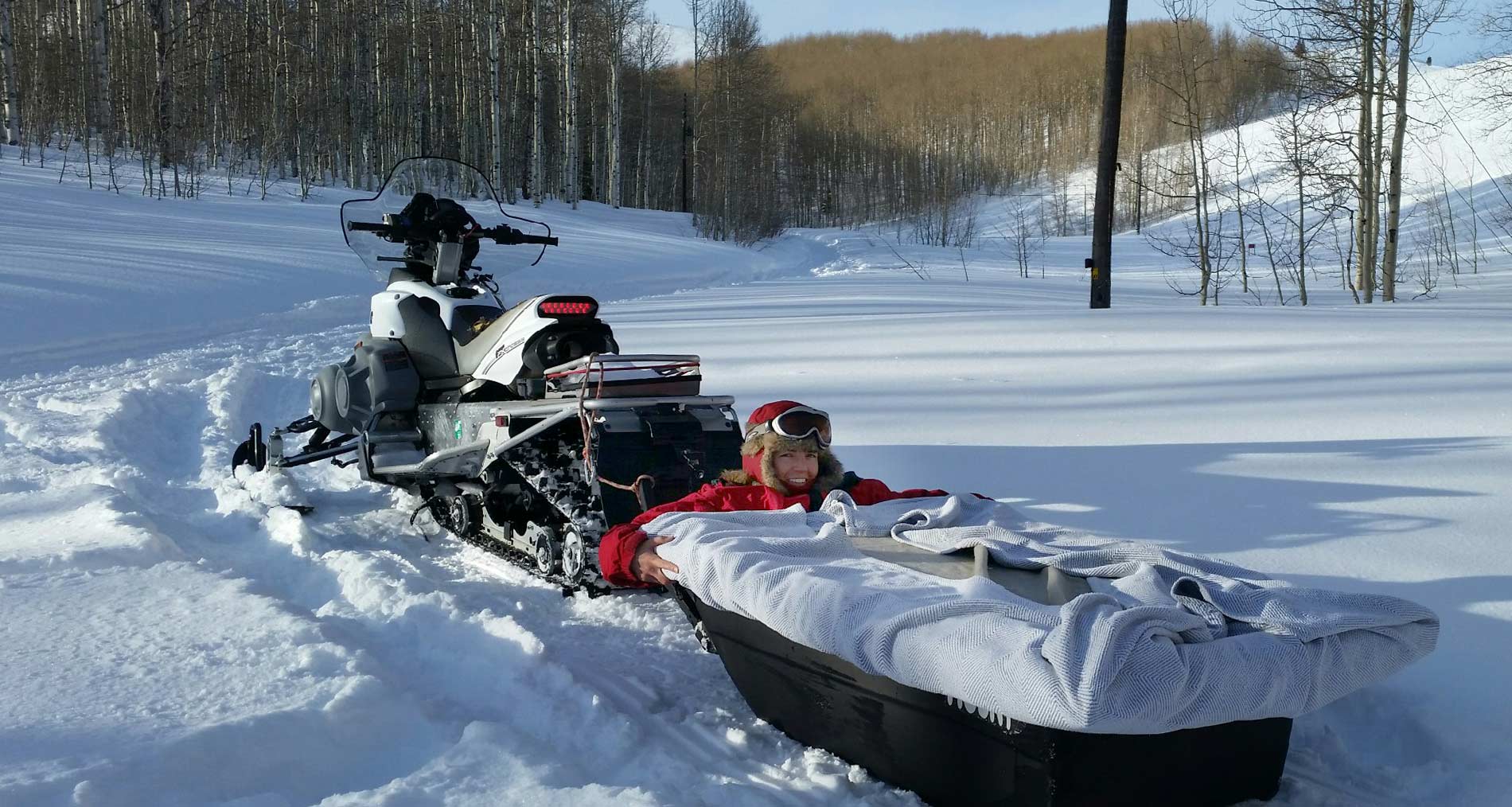 Snowmobiling Sled